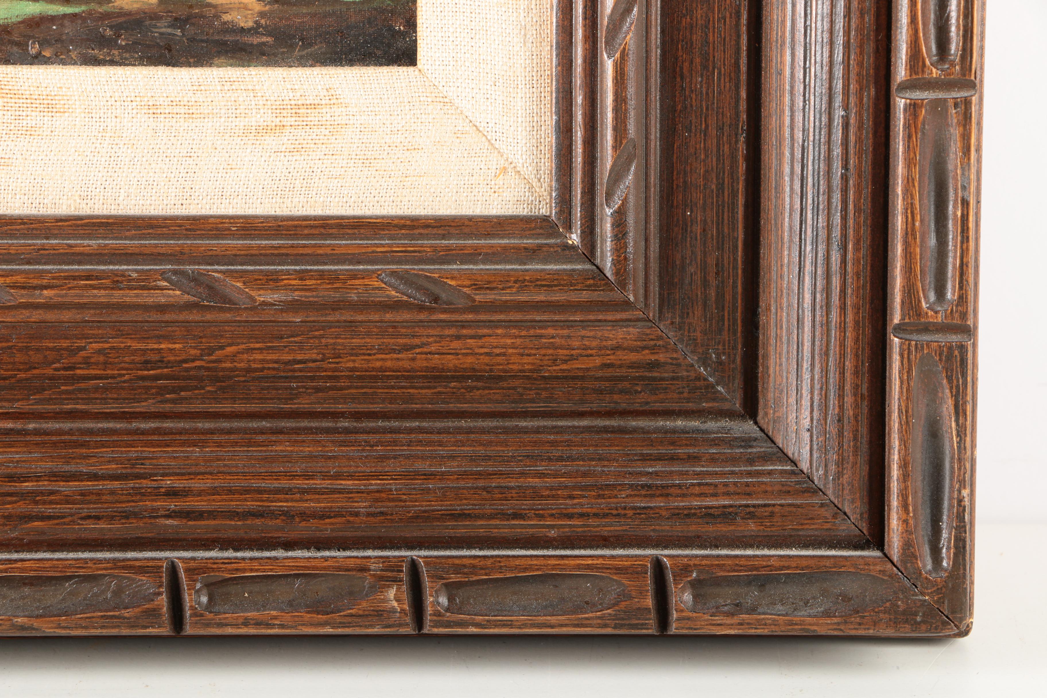 Oil Painting on Canvas of Coastal Scene