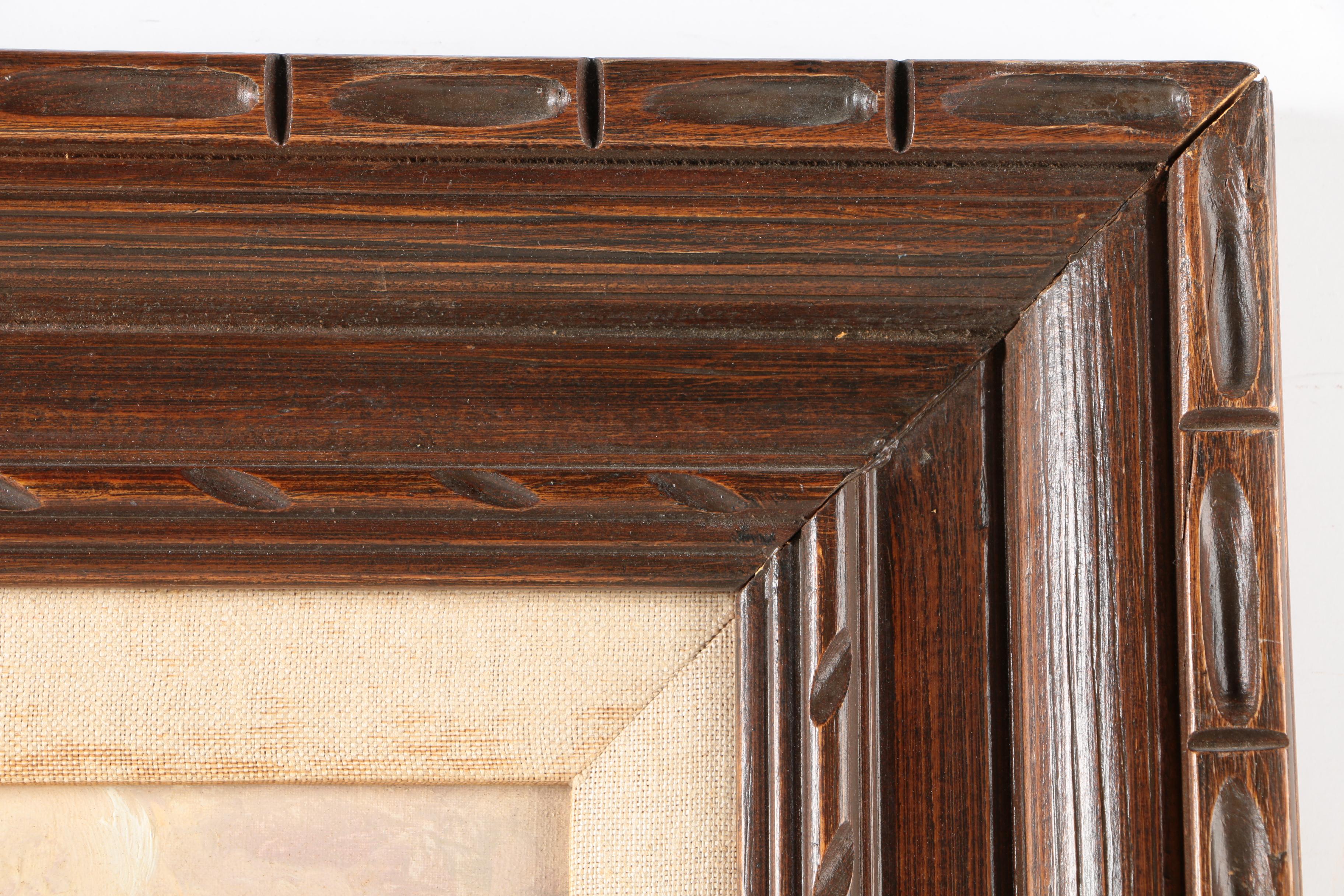 Oil Painting on Canvas of Coastal Scene