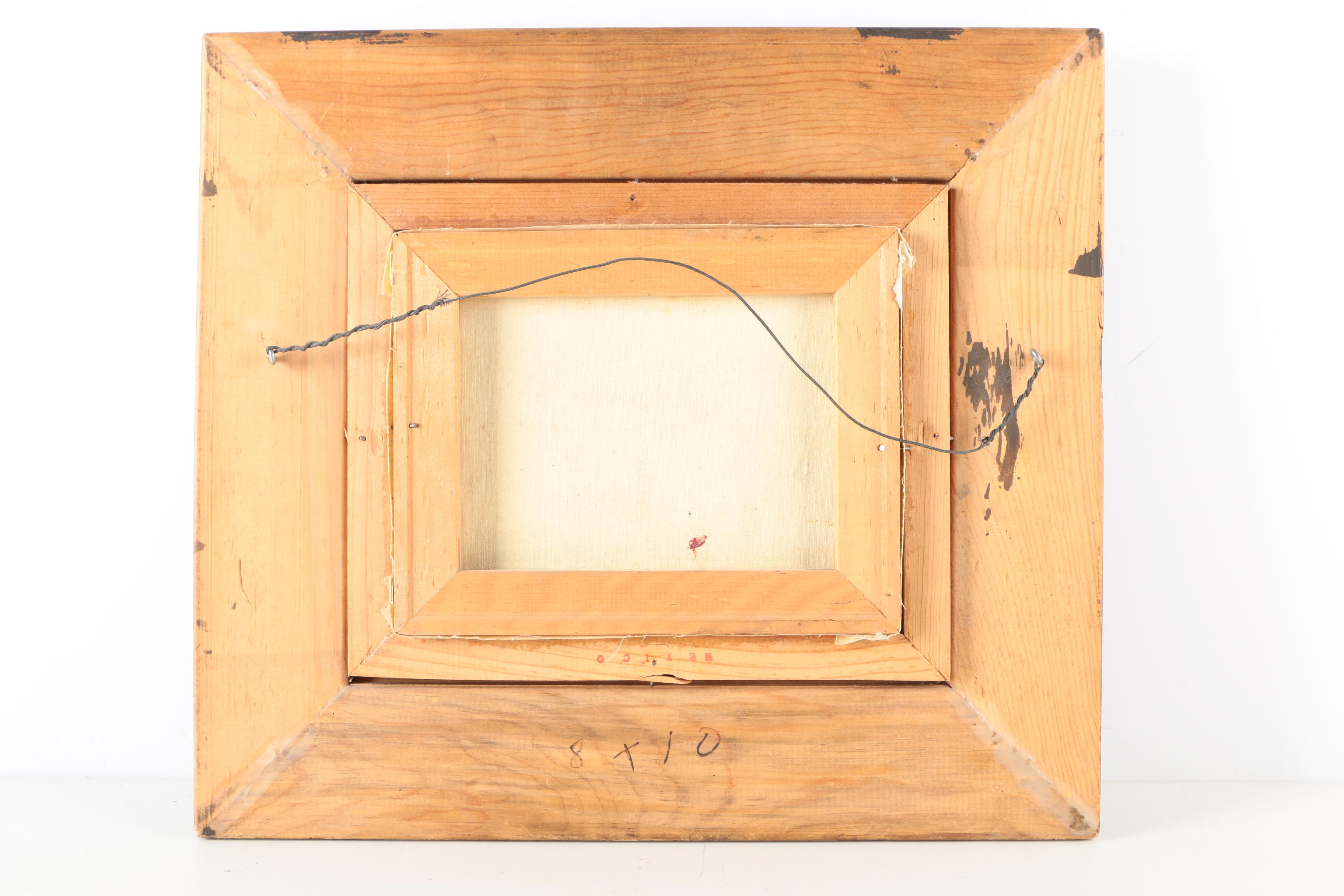 Oil Painting on Canvas of Coastal Scene