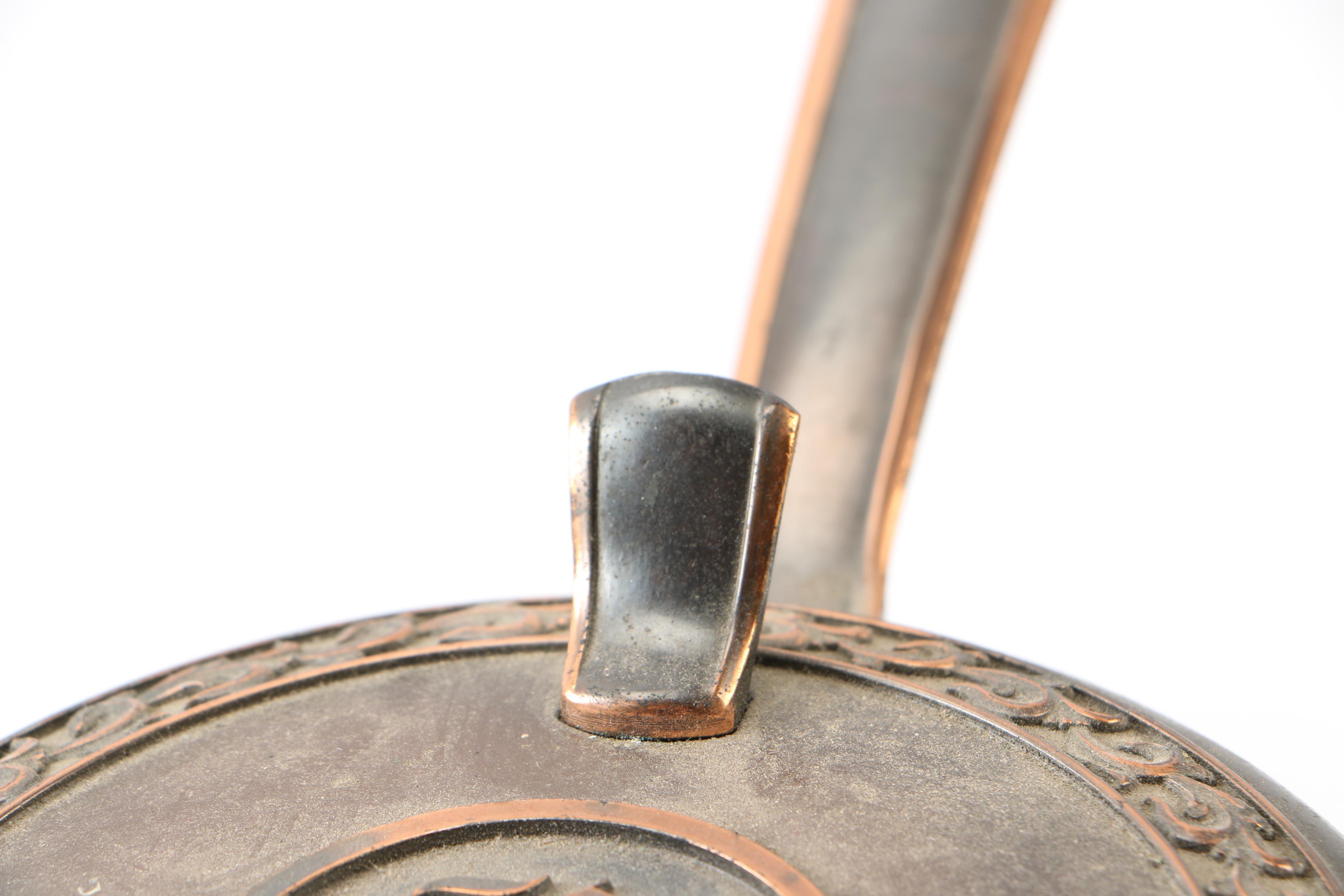 Monogrammed Gray Metal Lidded Pan and Coasters