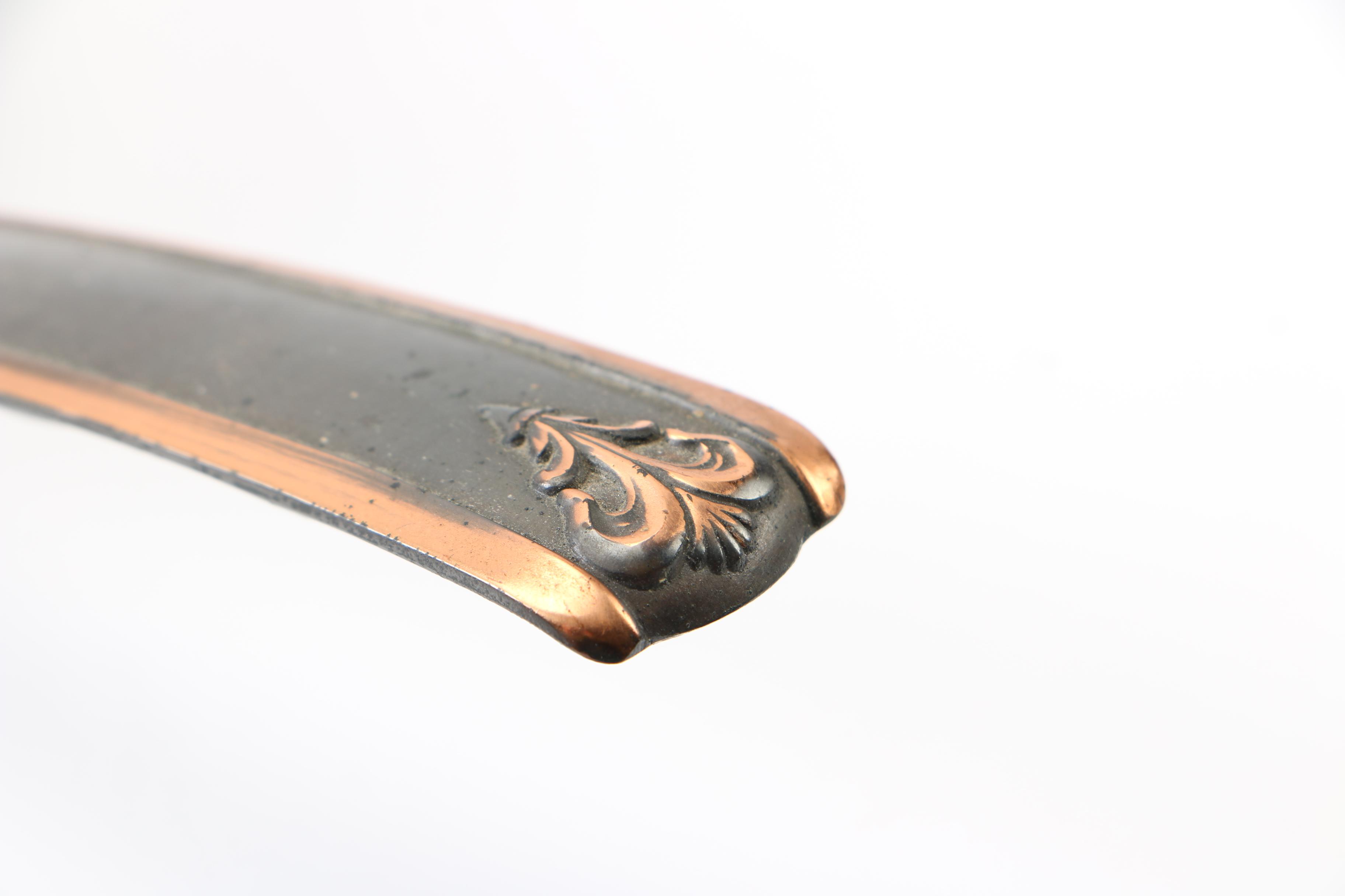 Monogrammed Gray Metal Lidded Pan and Coasters