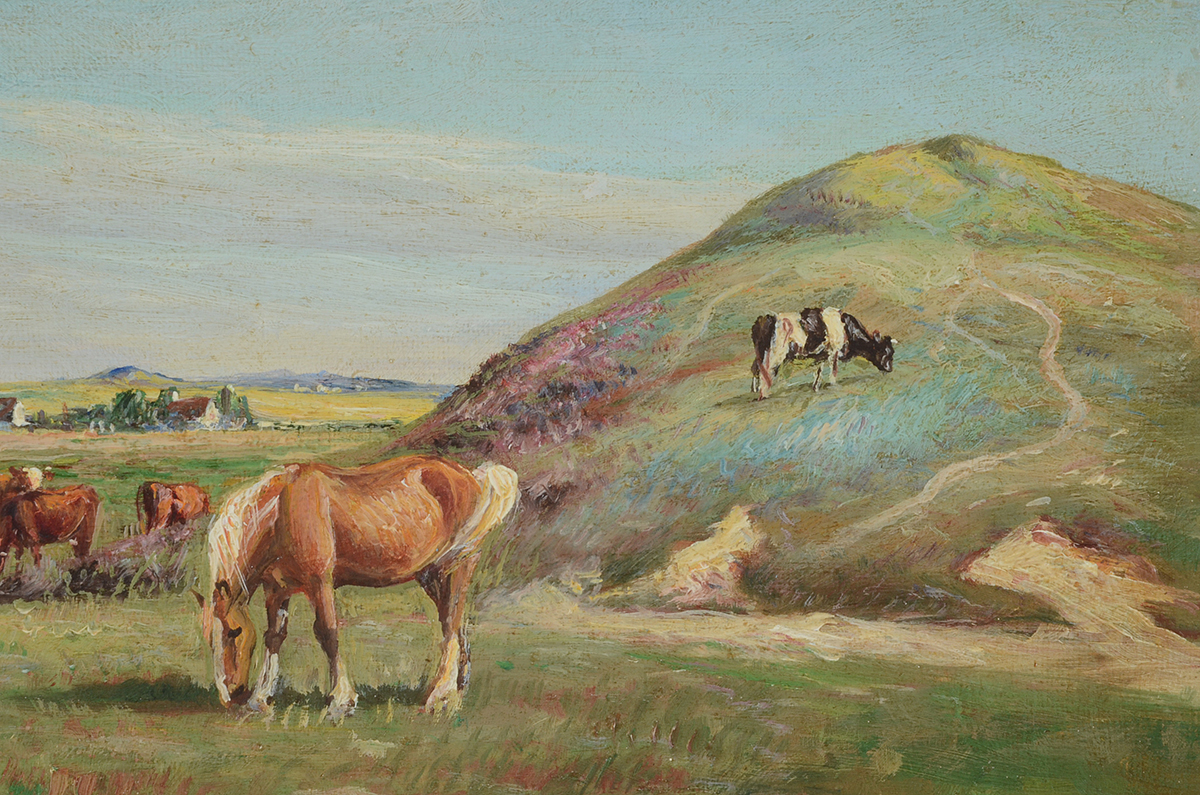 Niels Christiansen Original Pastoral Oil Painting on Canvas