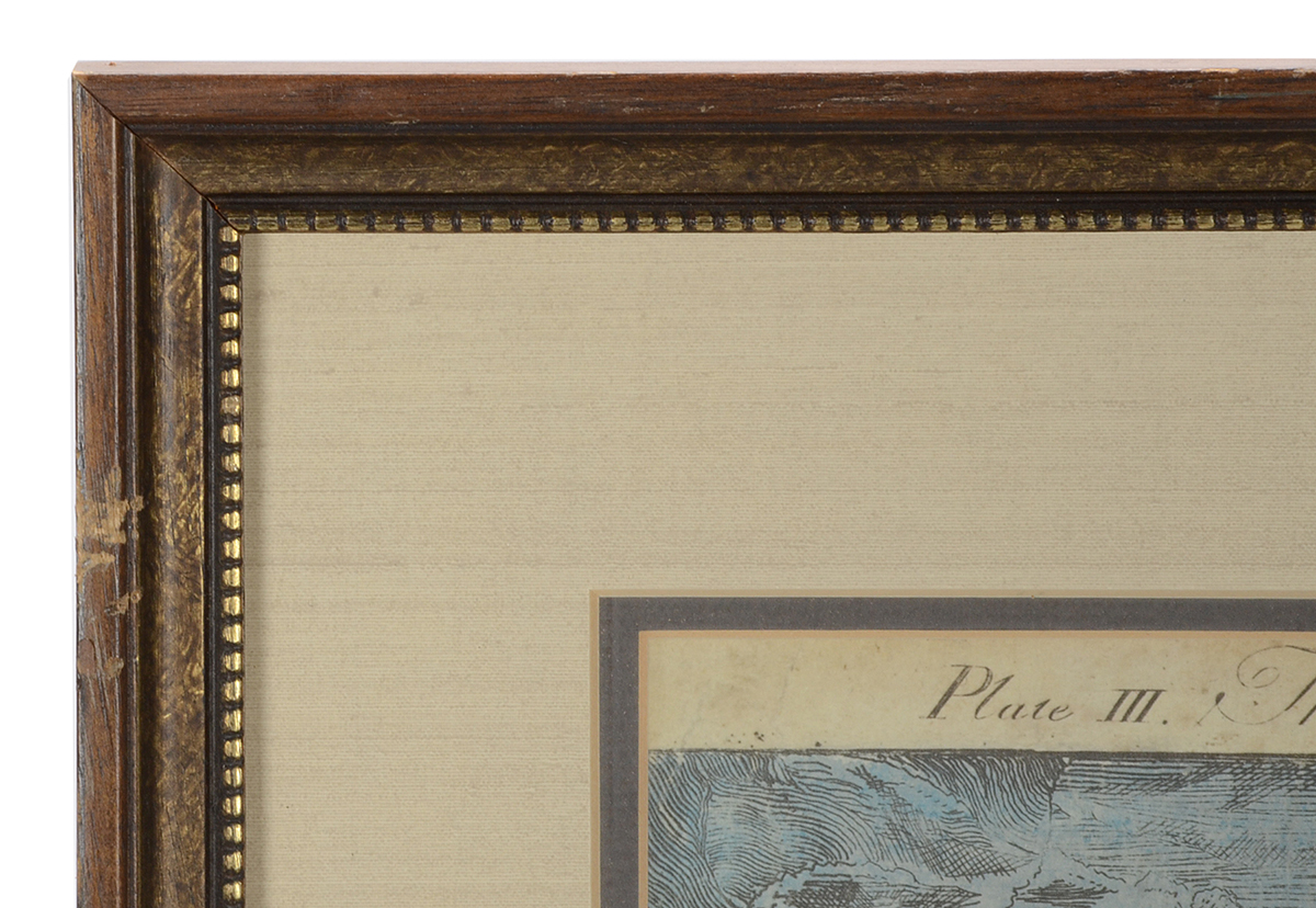 Offset Lithographic Reproduction after 1775 Amos Doolittle Engraving "The Engagement at the North Bridge in Concord"