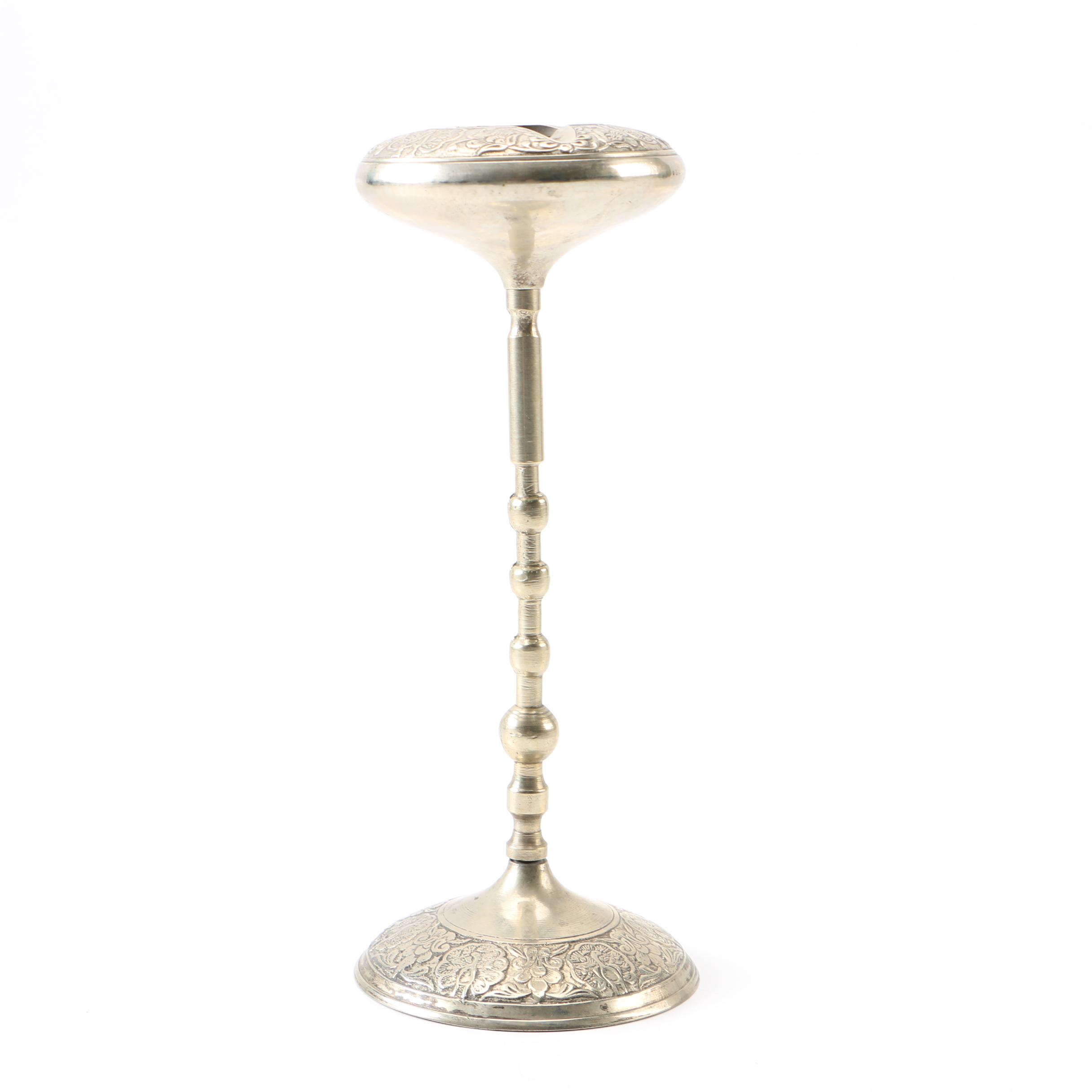 German Silver Footed Ashtray