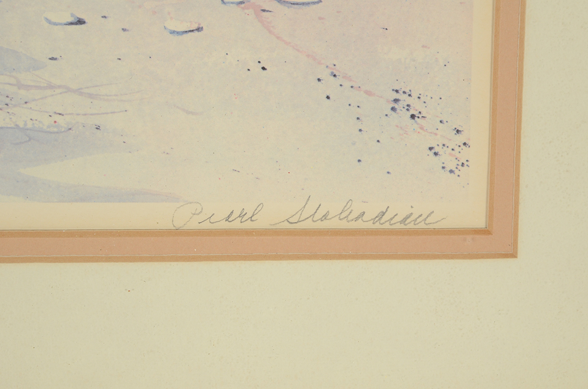 Pearl Slobodian Signed Limited Edition Offset Lithograph "Higby