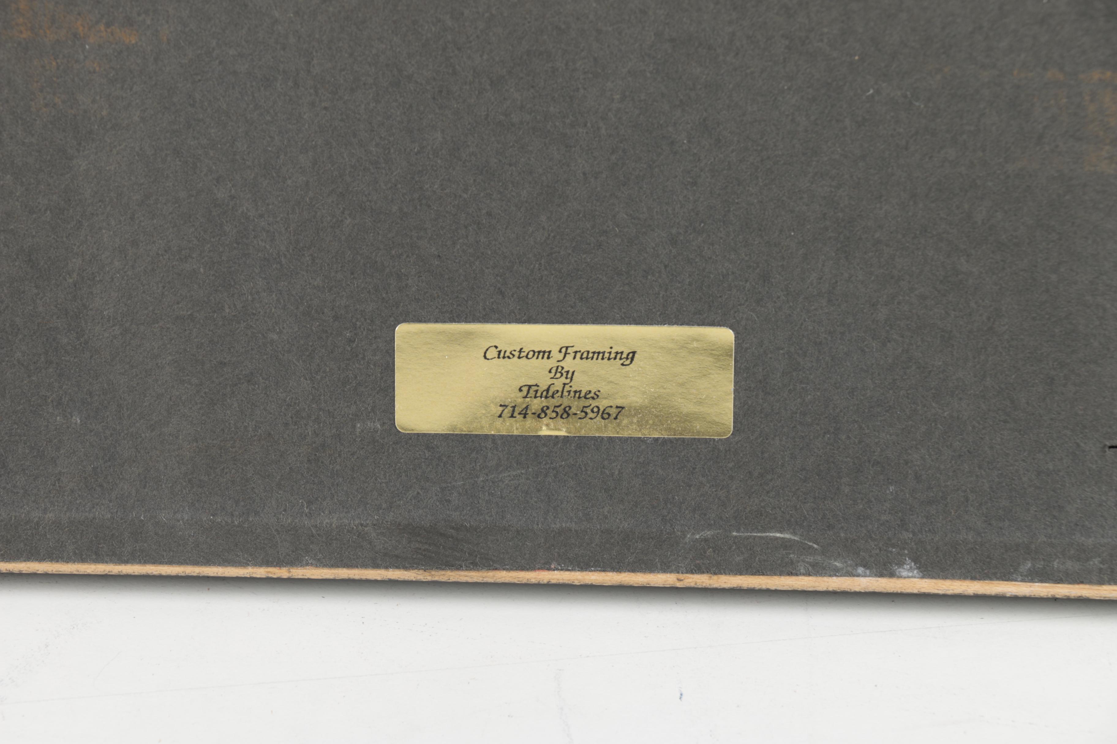 Cast Signed "Miss Saigon" Poster