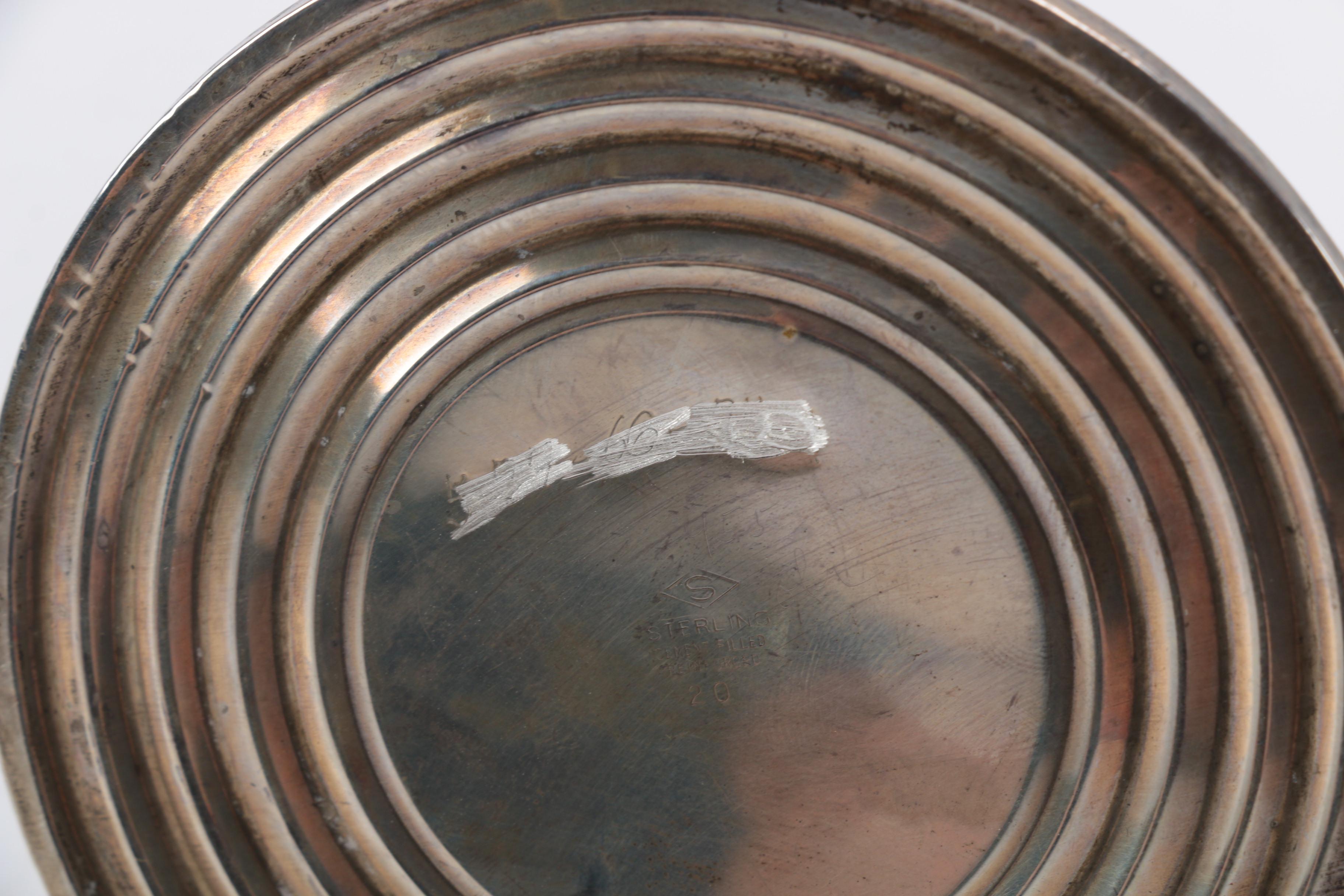 D.S. Spaulding Co. Weighted Sterling Candleholders