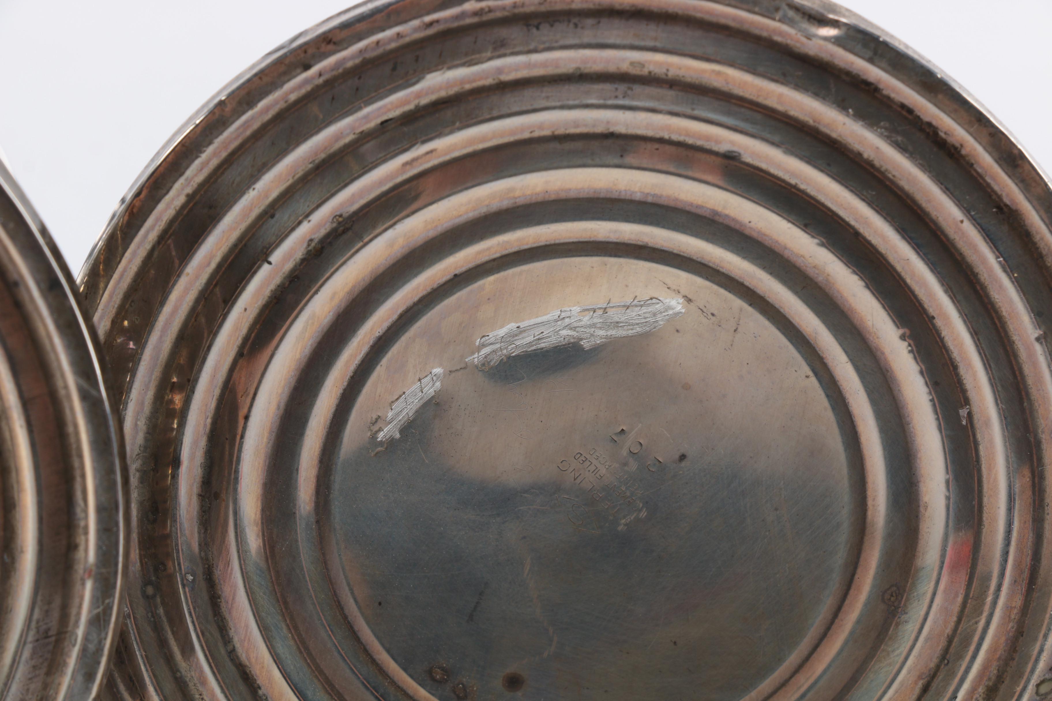 D.S. Spaulding Co. Weighted Sterling Candleholders