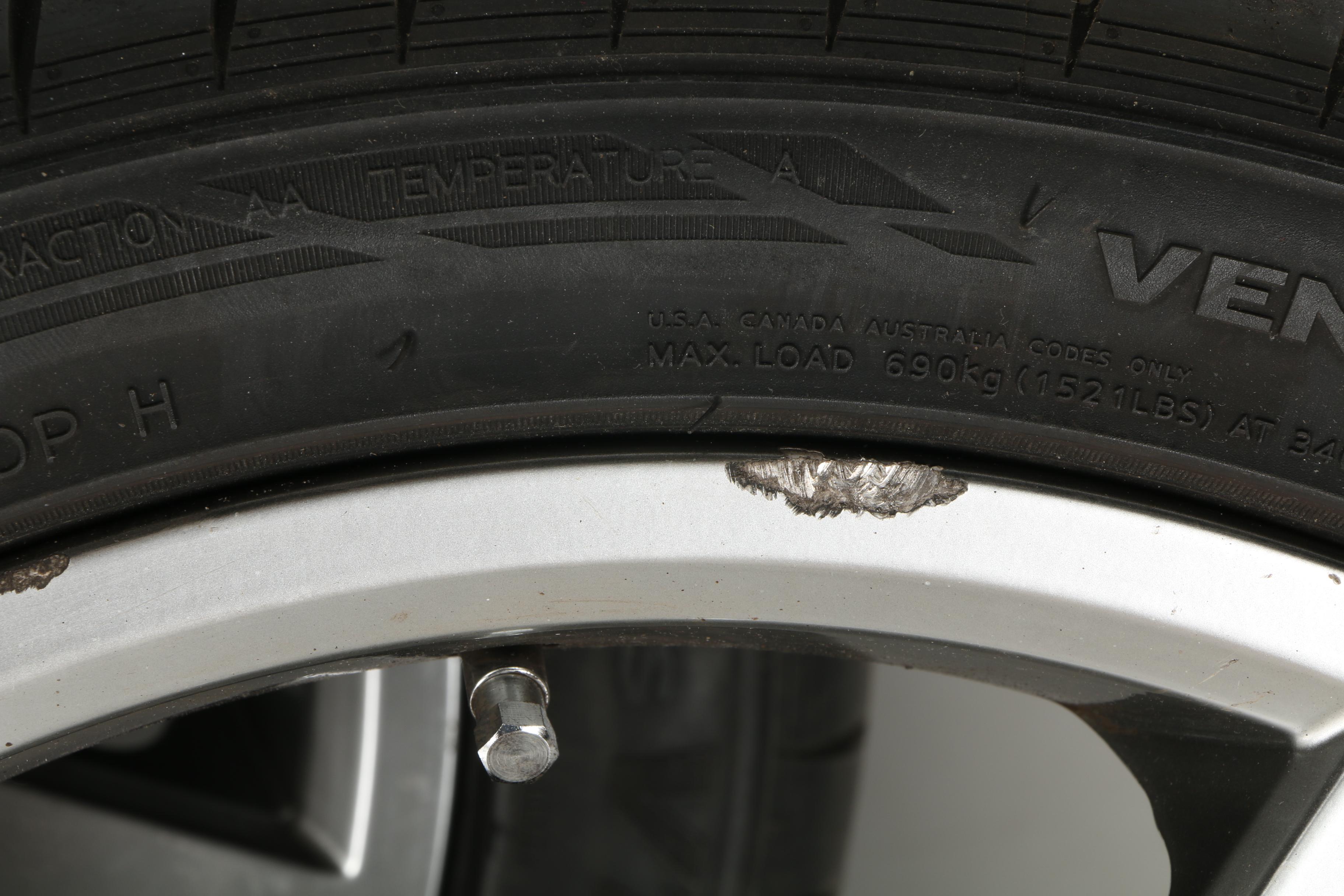 Hankook Ventus V12 EVO Racing Tires with Volvo Rims