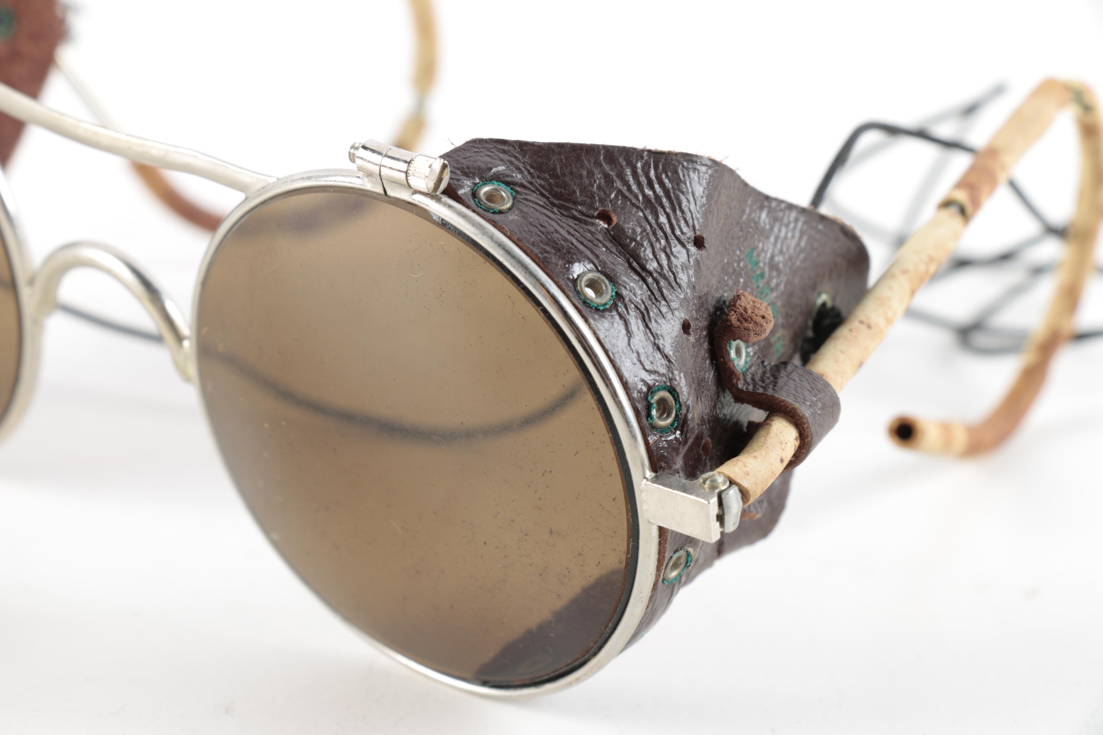 Vintage Driving Sunglasses with Case