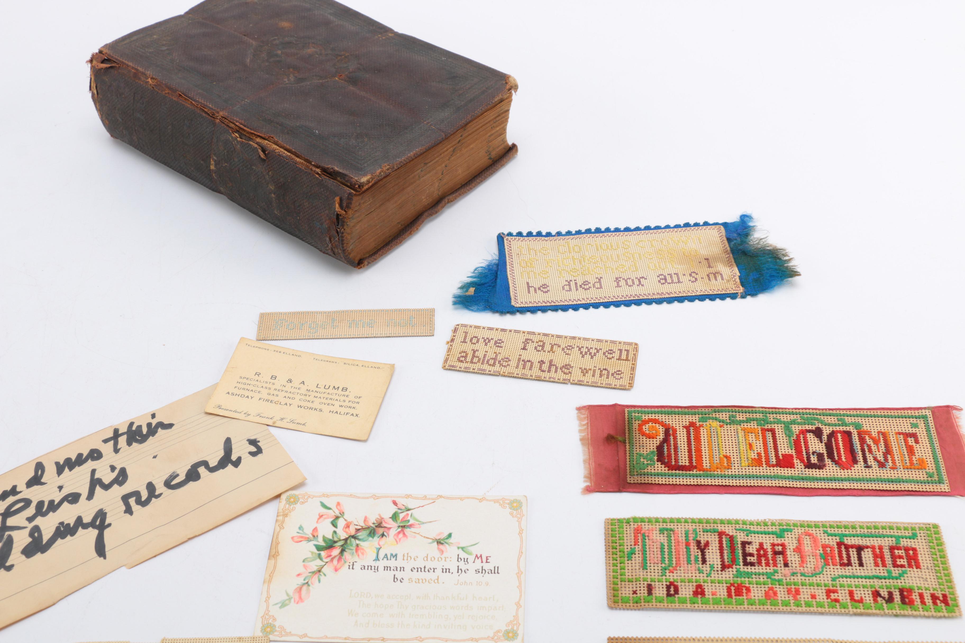 Late 19th Century "Home: A Religious Book for the Family"