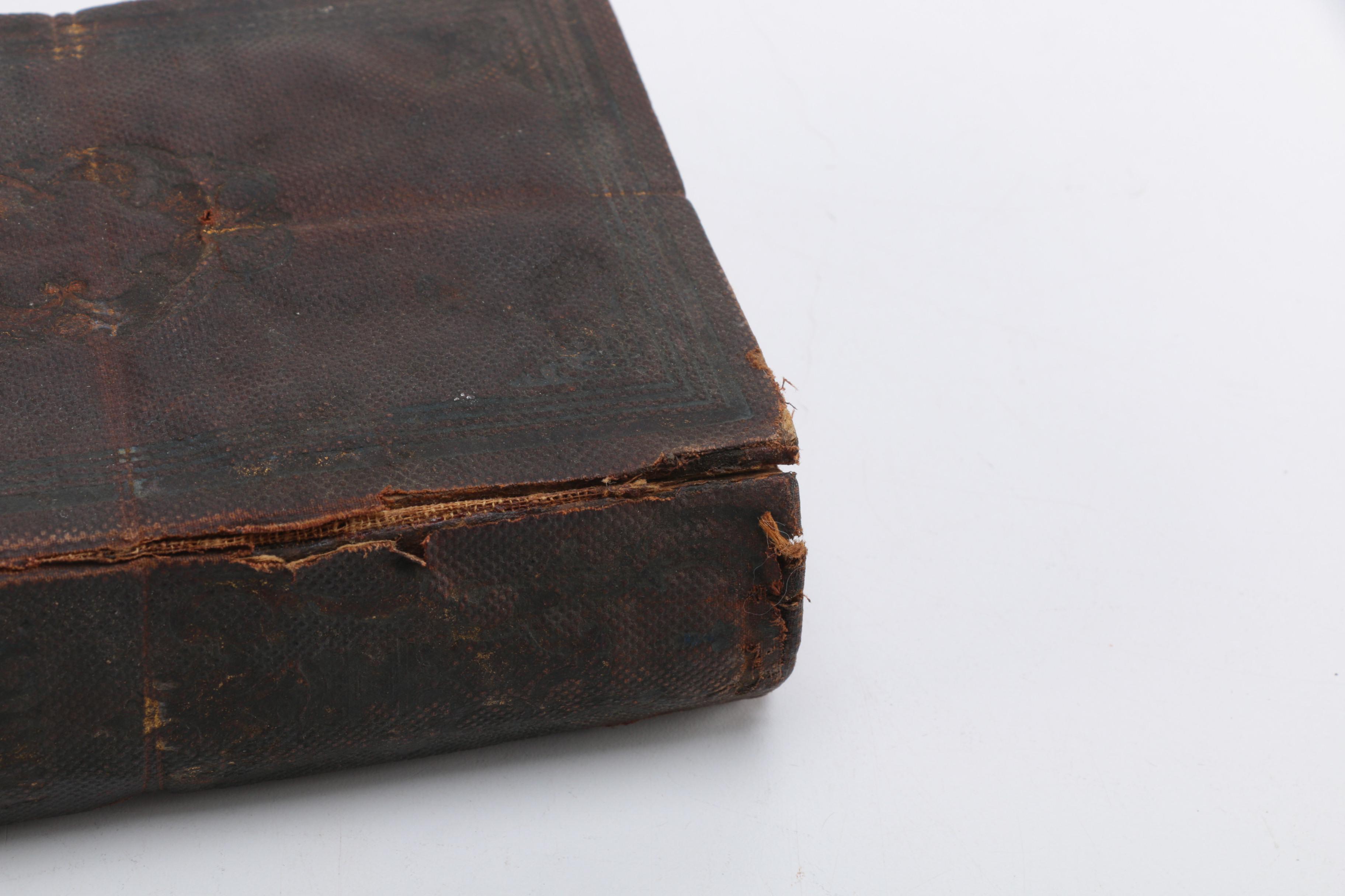 Late 19th Century "Home: A Religious Book for the Family"