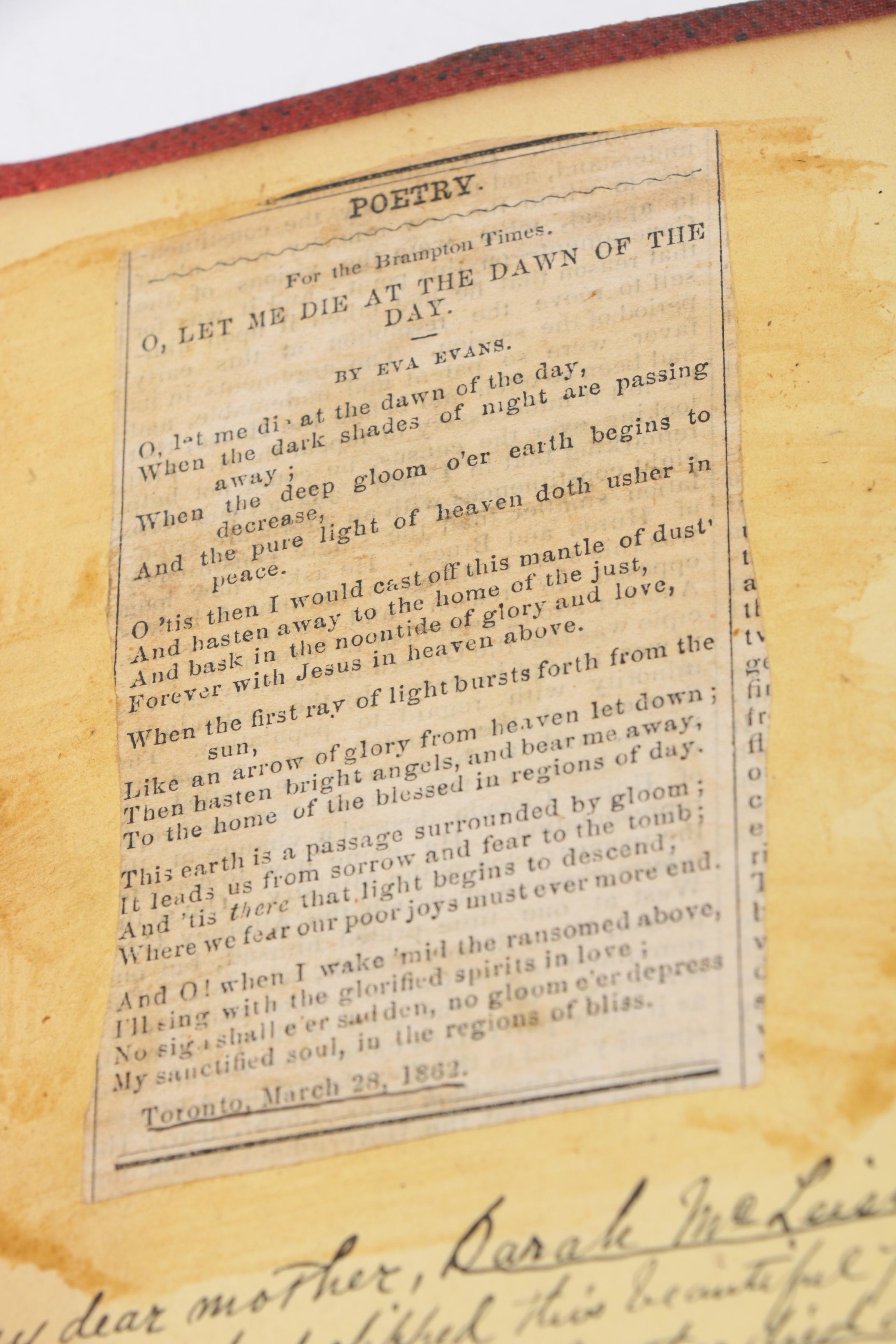 Late 19th Century "Home: A Religious Book for the Family"