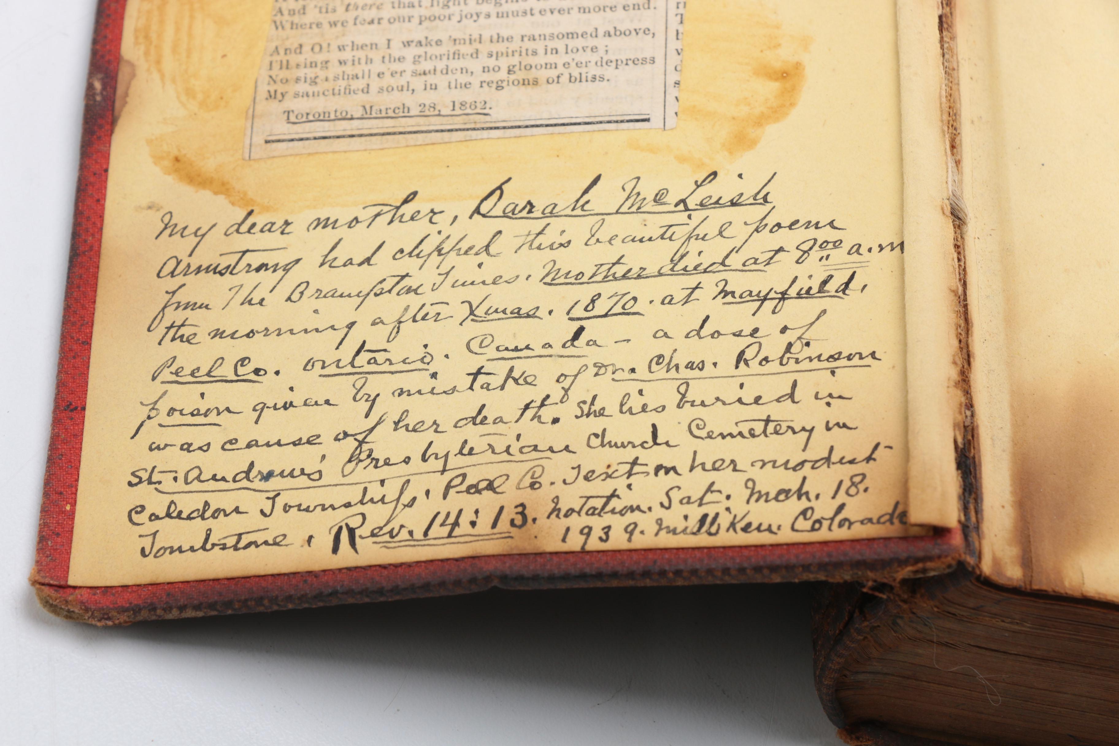 Late 19th Century "Home: A Religious Book for the Family"