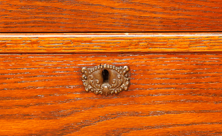 Vintage Oak Two-Drawer Chest