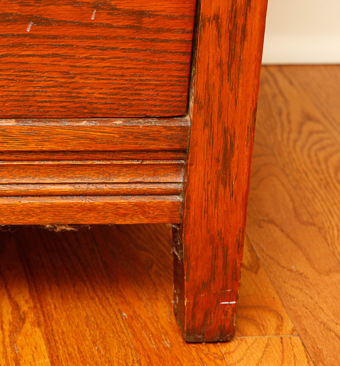 Vintage Oak Two-Drawer Chest