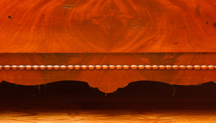 Vintage Book Matched Veneer Chest of Drawers