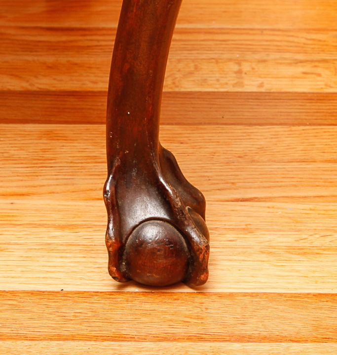 Vintage Chippendale Style Mahogany Side Chair