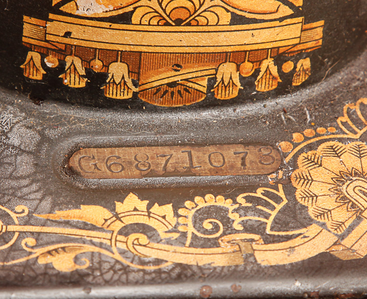 Singer 127 Treadle Sewing Machine with Quarter Sawn Oak Table