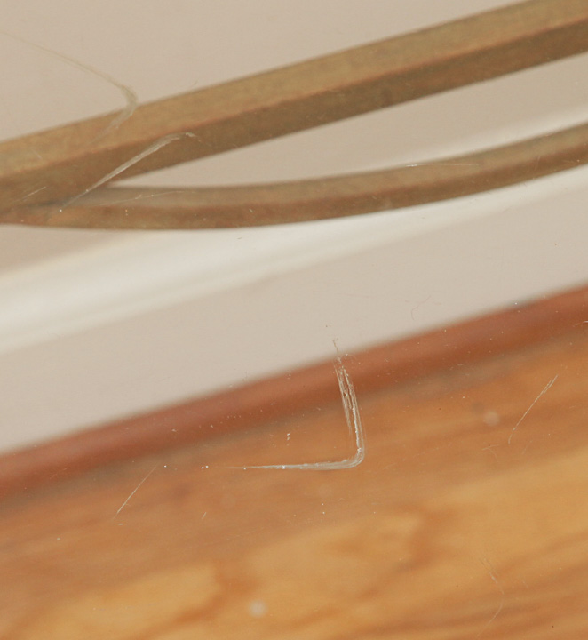 Glass Top Table With Metal Base