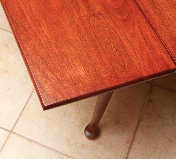 Vintage Cherry Drop Leaf Table