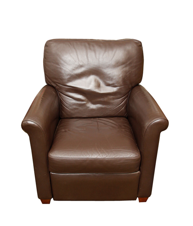 Pair of Leather Reclining Chairs by Italsofa