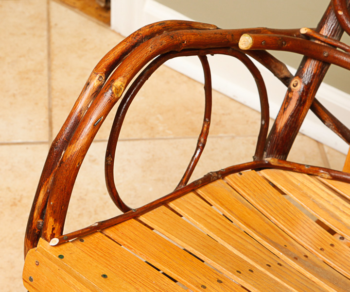 Amish Hickory and Oak Rocking Chair