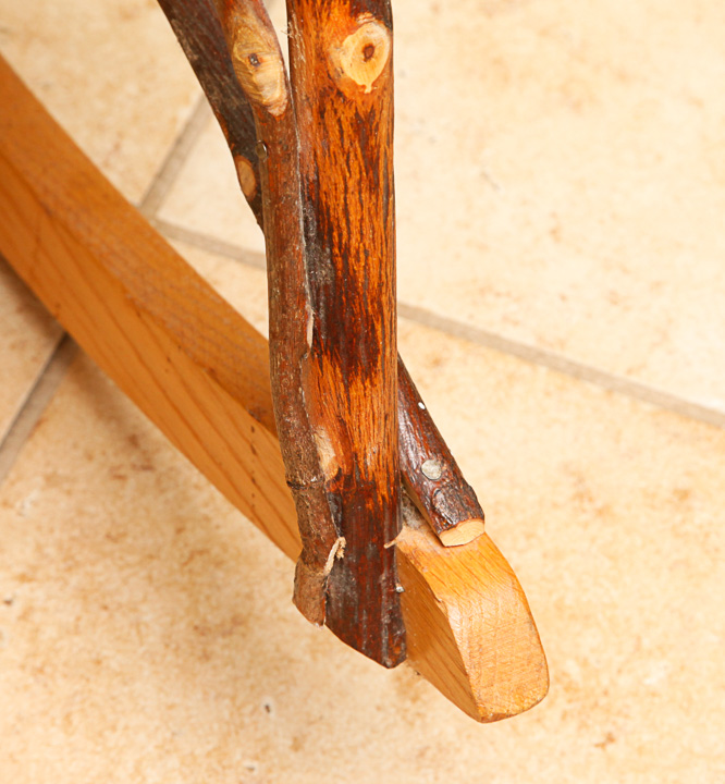 Amish Hickory and Oak Rocking Chair