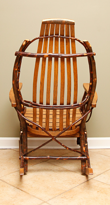 Amish Hickory and Oak Rocking Chair