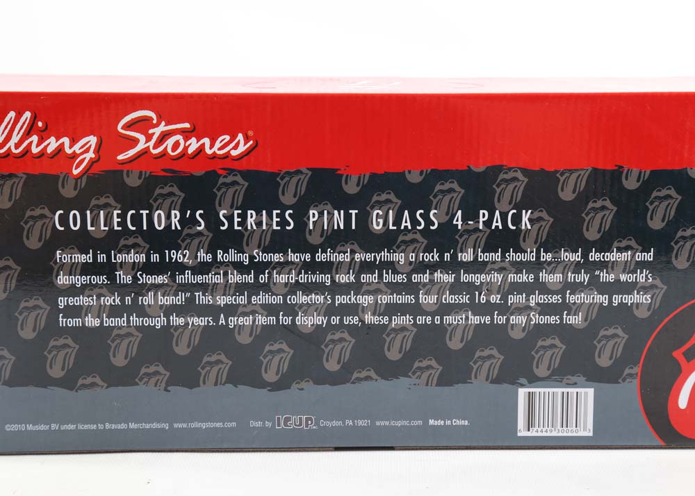 Rolling Stones Pint Glasses