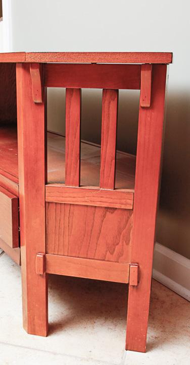 Mission Style Oak Television Stand