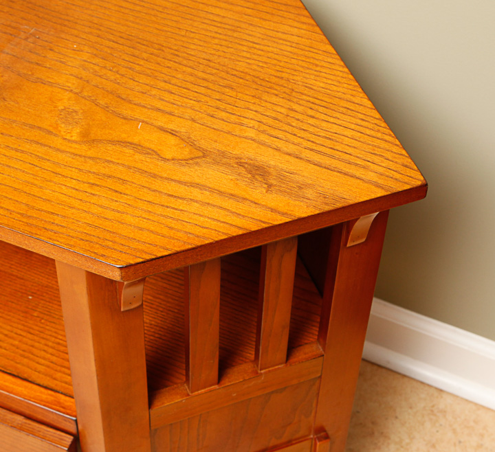 Mission Style Oak Television Stand