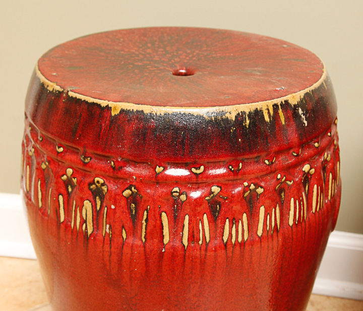 Pair of Ceramic Garden Stools