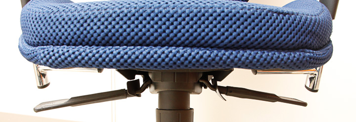 Blue Rolling Office Chair