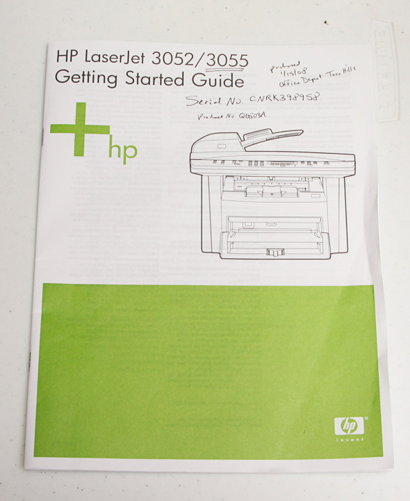 HP Laser Jet 3055 Multi-Function Printer