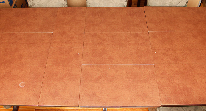 Duncan Phyfe Style Dining Table With Parson Chairs