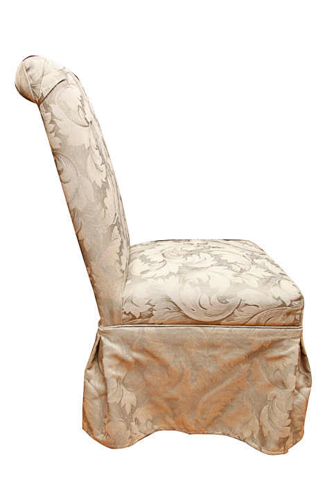 Duncan Phyfe Style Dining Table With Parson Chairs