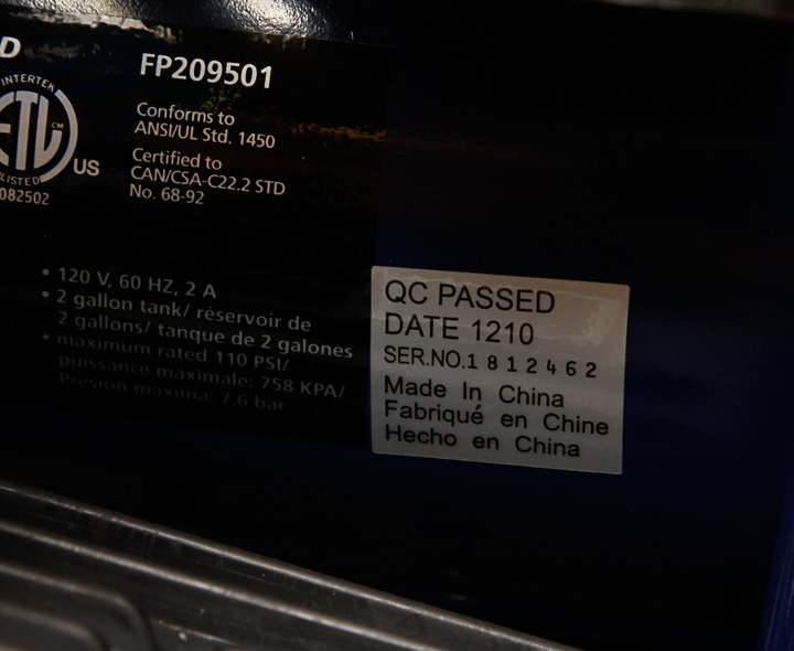 Campbell Hausfeld Air Compressor