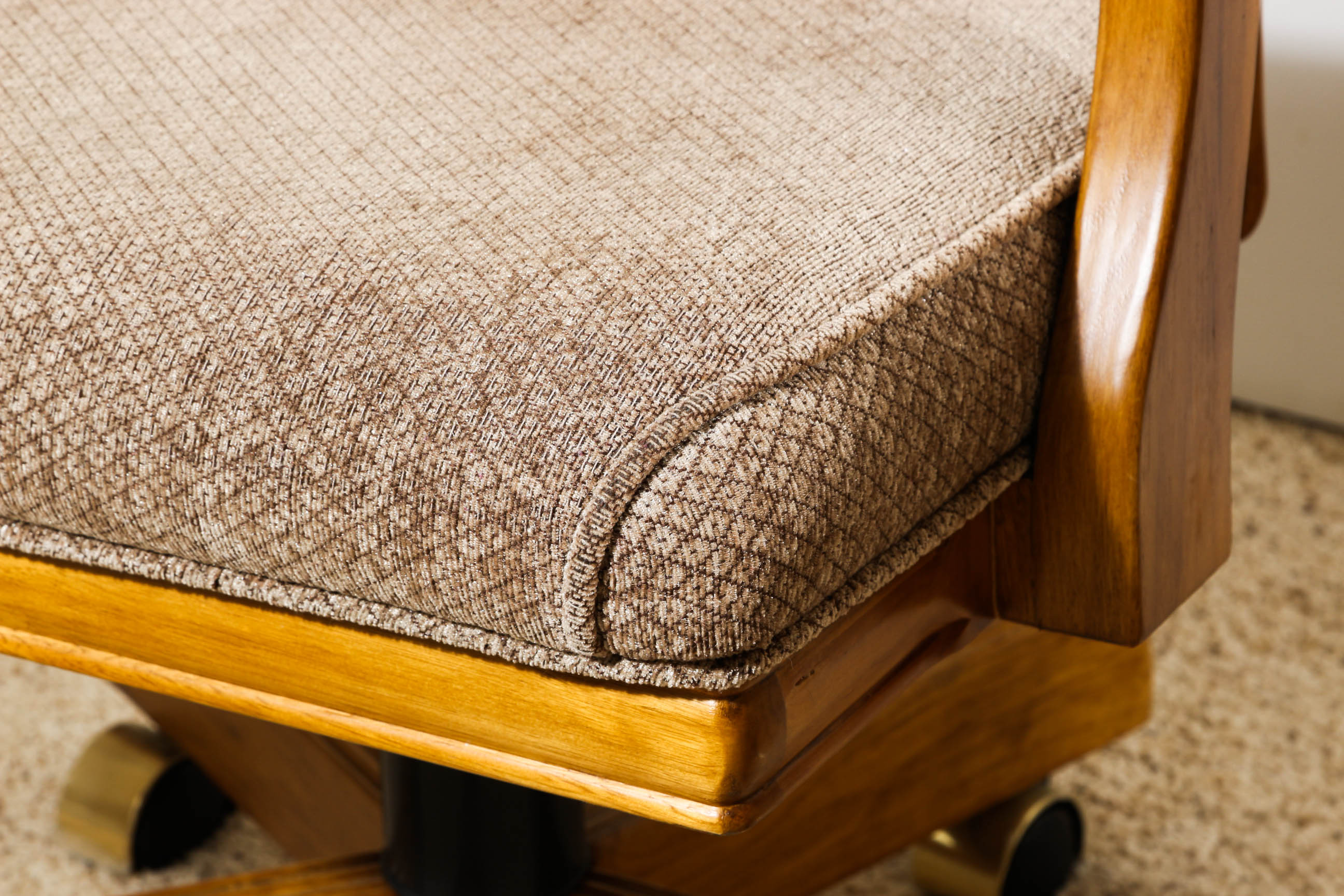 Wooden Poker Table with Four Chairs