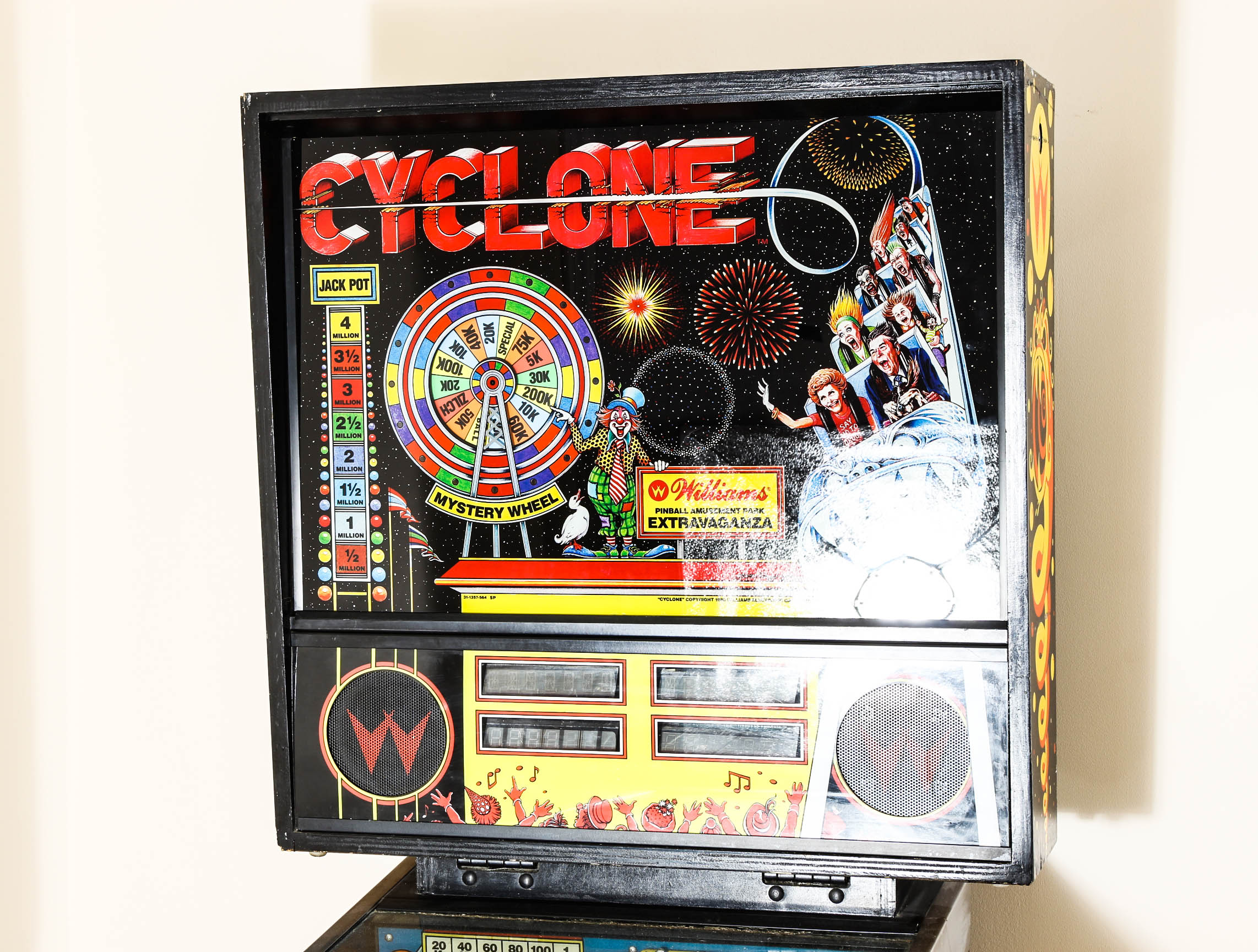 Vintage 1988 Williams "Cyclone" Pinball Machine