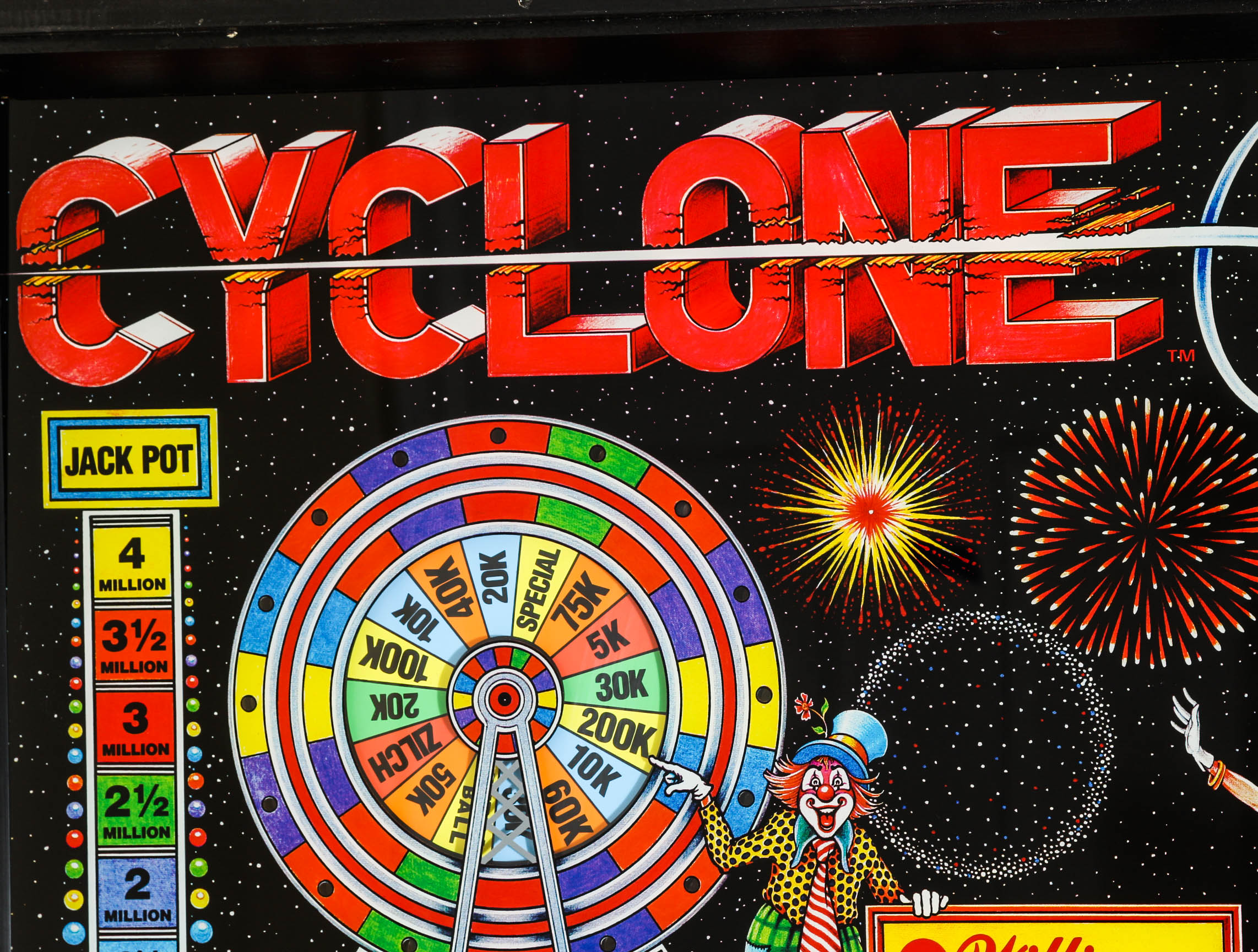 Vintage 1988 Williams "Cyclone" Pinball Machine