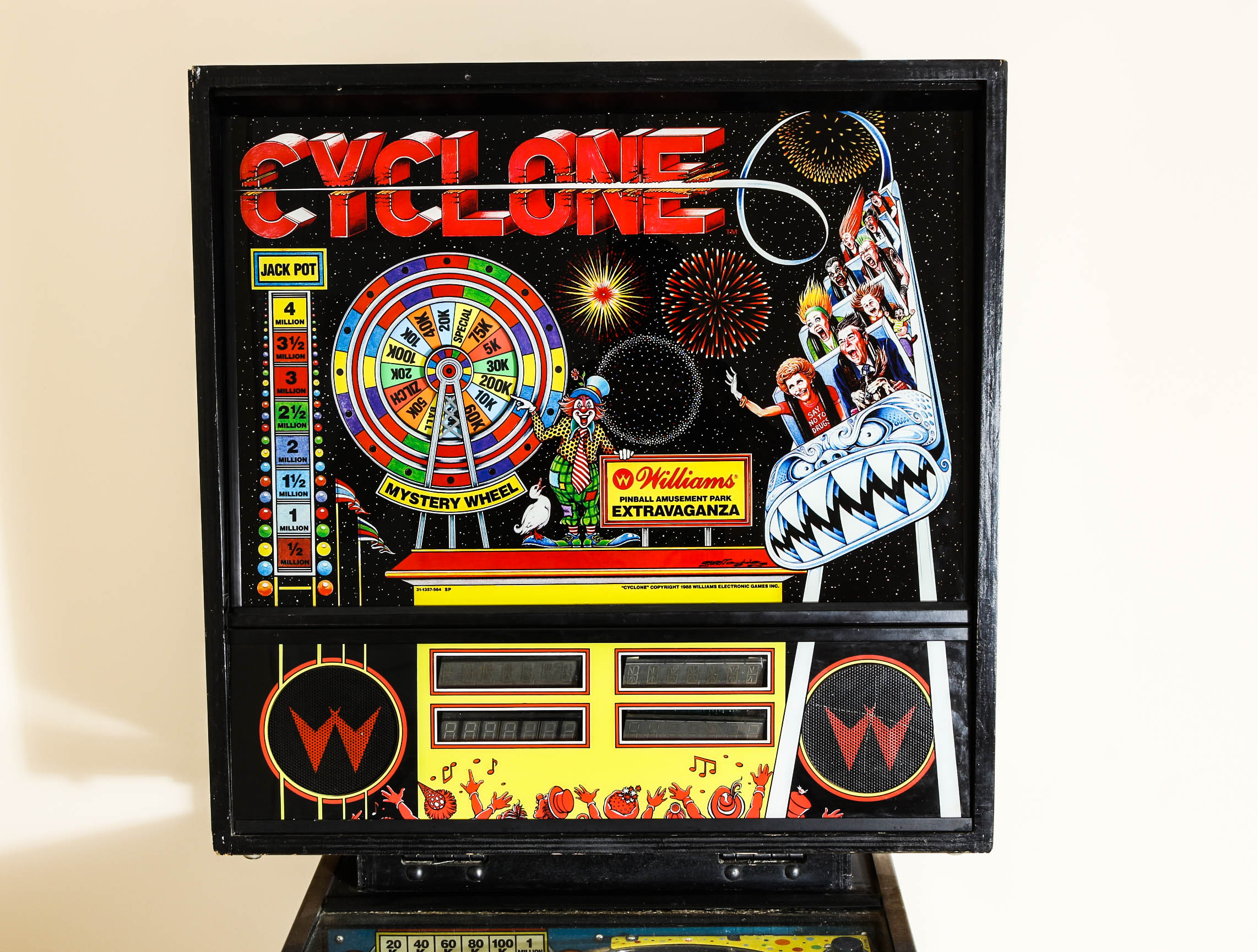 Vintage 1988 Williams "Cyclone" Pinball Machine