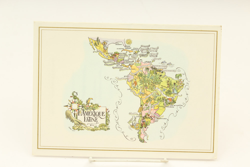 Vintage Pan American Airline Menu Collection