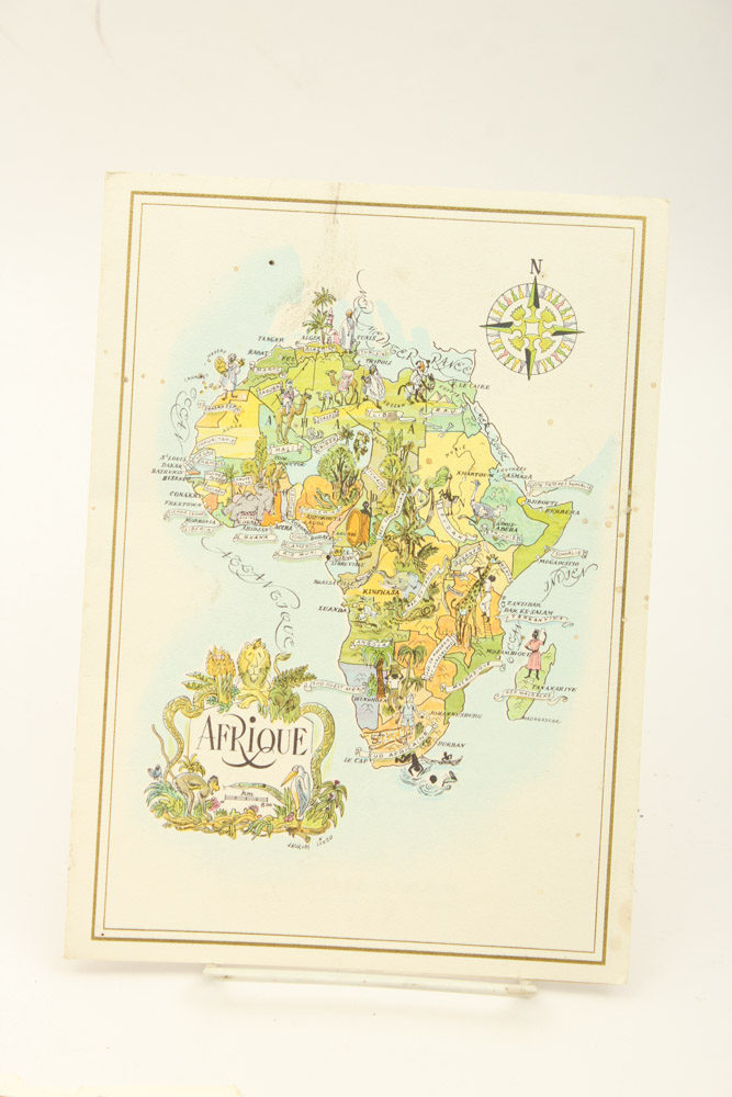 Vintage Pan American Airline Menu Collection