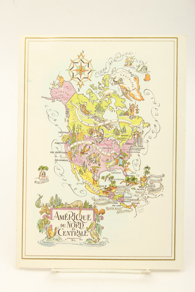 Vintage Pan American Airline Menu Collection