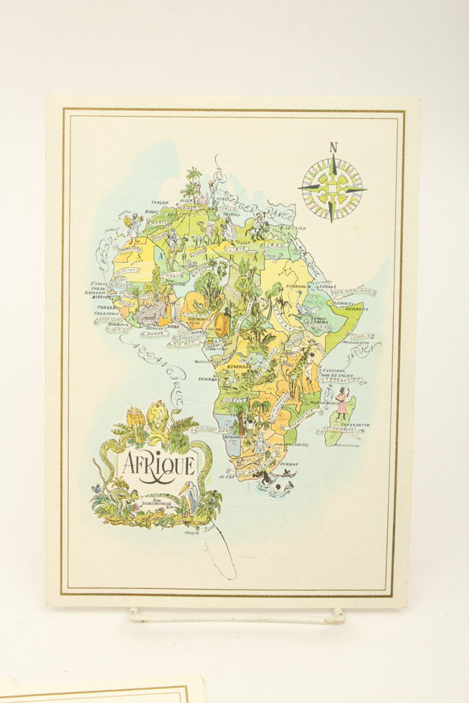 Vintage Pan American Airline Menu Collection