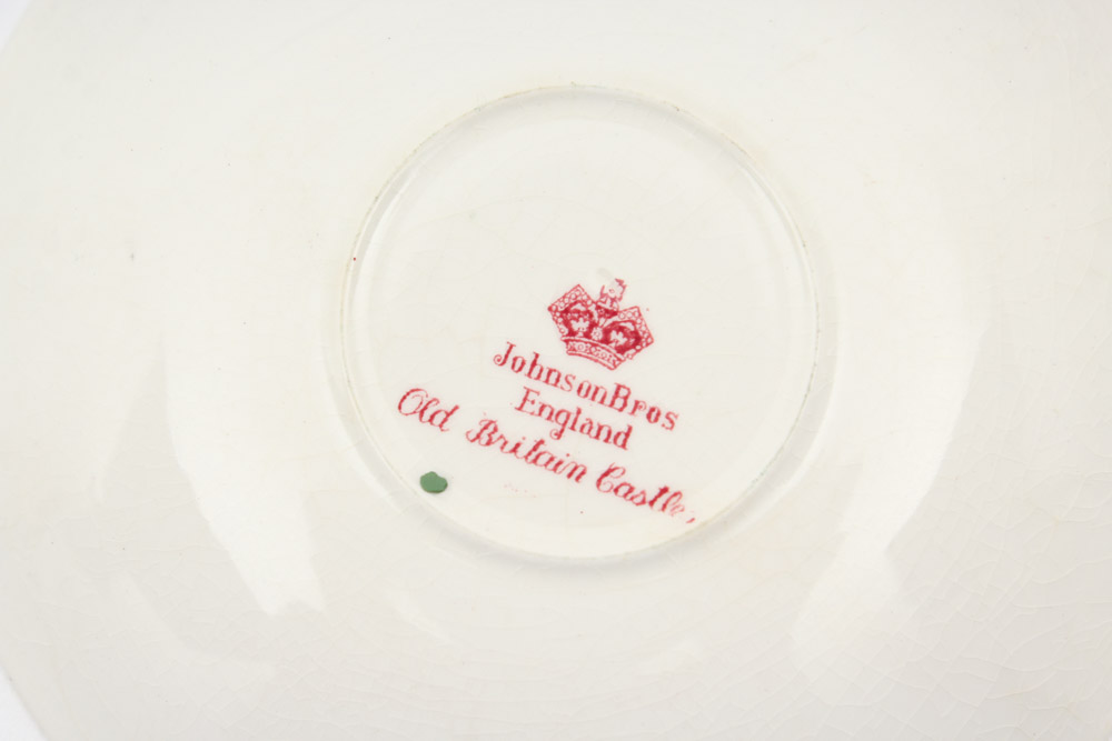 Vintage Johnson Brothers "Old British Castles" Pink Dinnerware