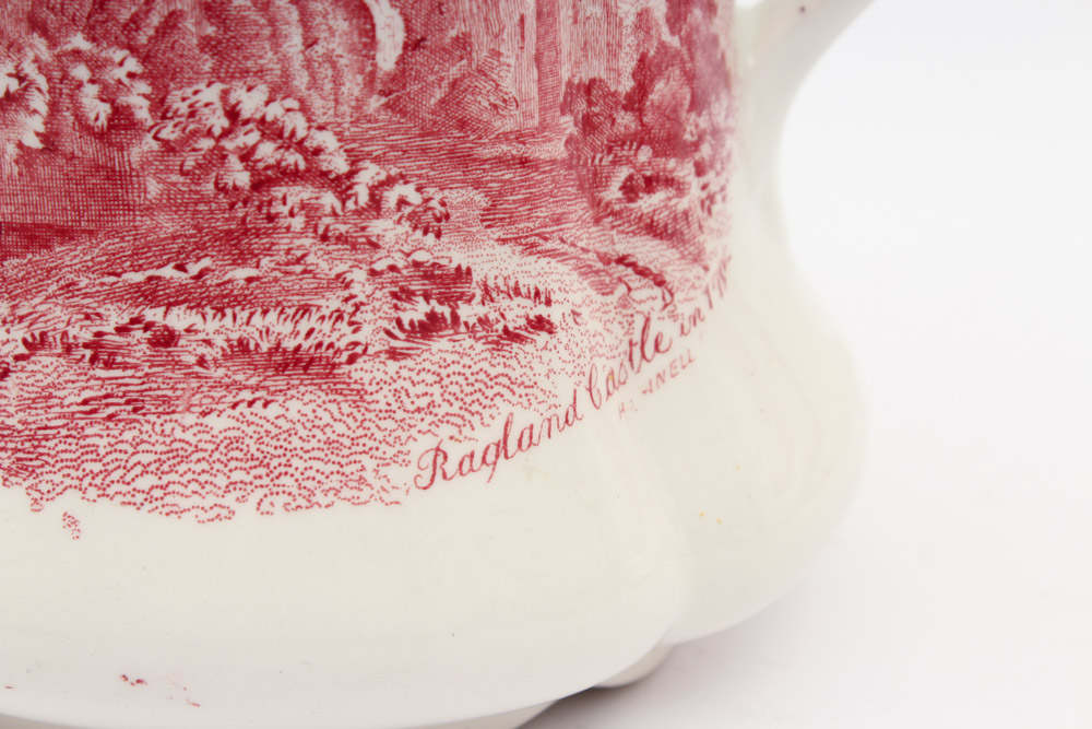 Vintage Johnson Brothers "Old British Castles" Pink Dinnerware