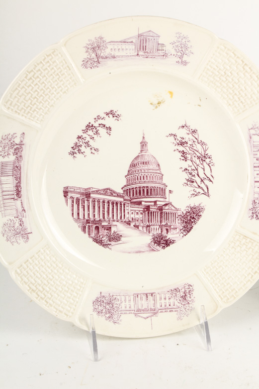 Two Wedgwood Ceramic Plates