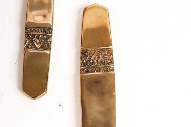 Mid-Century Flatware Set by Gold Field From Thailand